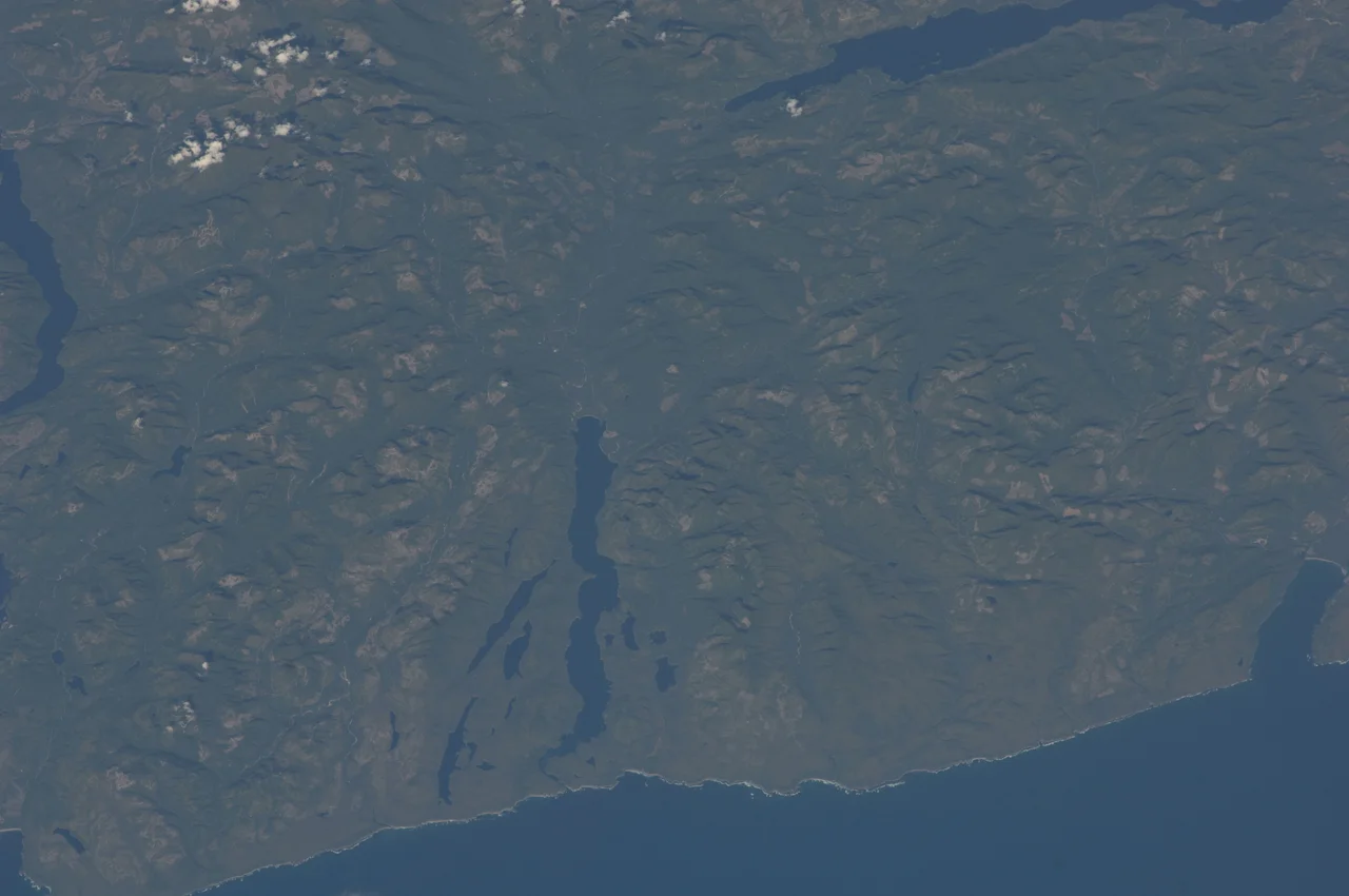 View of British Columbia taken during ISS Expedition 20.