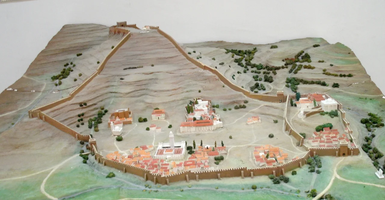 Maquette de la Kalâa des Béni Hammad