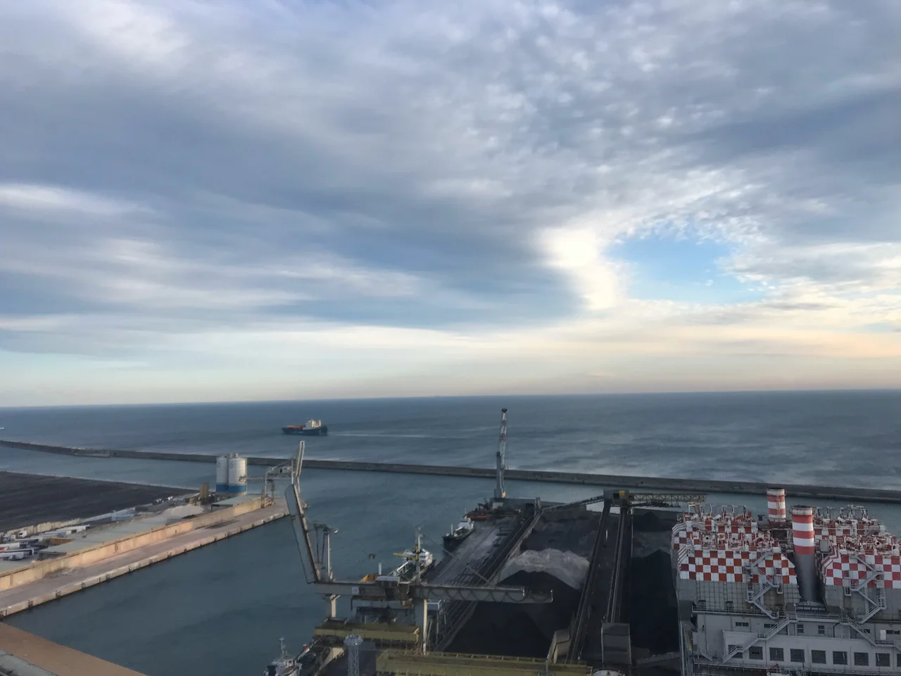 South view from the Genoa Lanterna